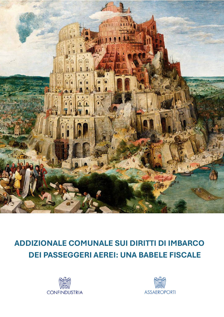Addizionale comunale sui diritti di imbarco - copertina - Assaeroporti